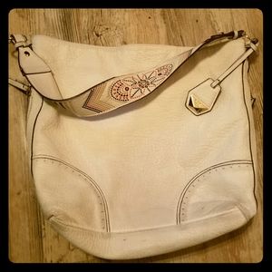 Jessica Simpson White Hobo Bag